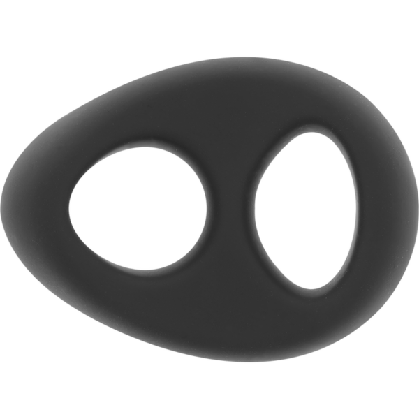 Powering super flexible y resistente anillo pene y testiculos pr13 negro
