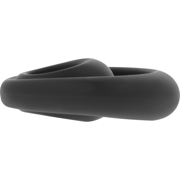 Powering super flexible y resistente anillo pene y testiculos pr14 negro