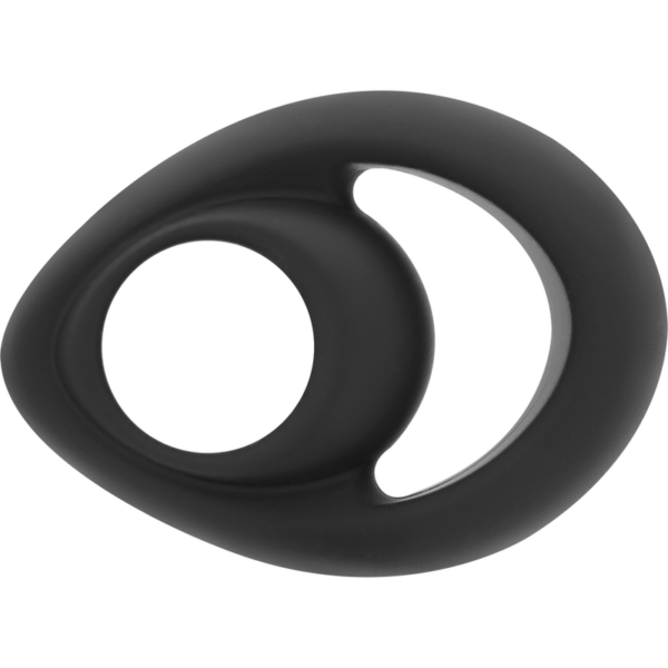Powering super flexible y resistente anillo pene y testiculos pr14 negro