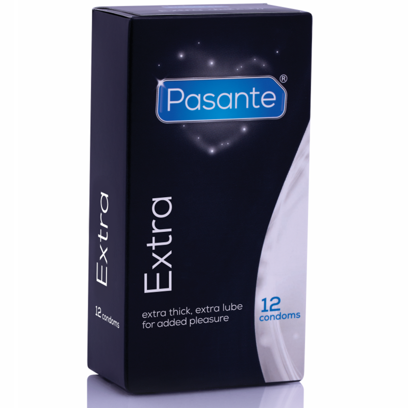 Pasante extra preservativo extra gruesos 12 unidades