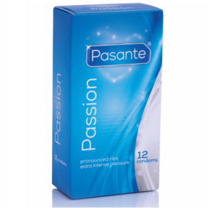 Pasante preservativos punteados m?s placer 12 unidades