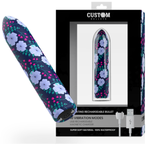 Custom bullets bala recargable spring 10 intensidades