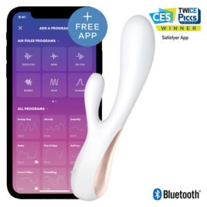 Satisfyer mono flex blanco con app