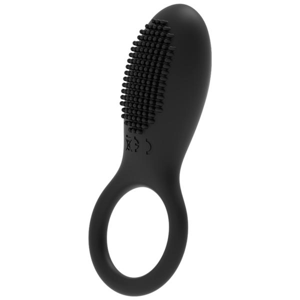 Coquette anillo vibrador control remoto recargable negro / gold