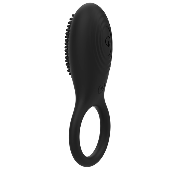 Coquette anillo vibrador control remoto recargable negro / gold