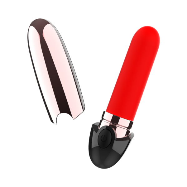 Coquette pintalabios vibrador recargable luxe negro / gold