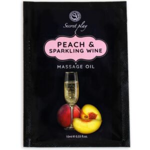 Secretplay monodosis aceite masaje melocot?n y cava 10 ml