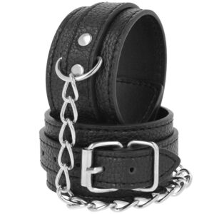 Dark ness  esposas leather negro