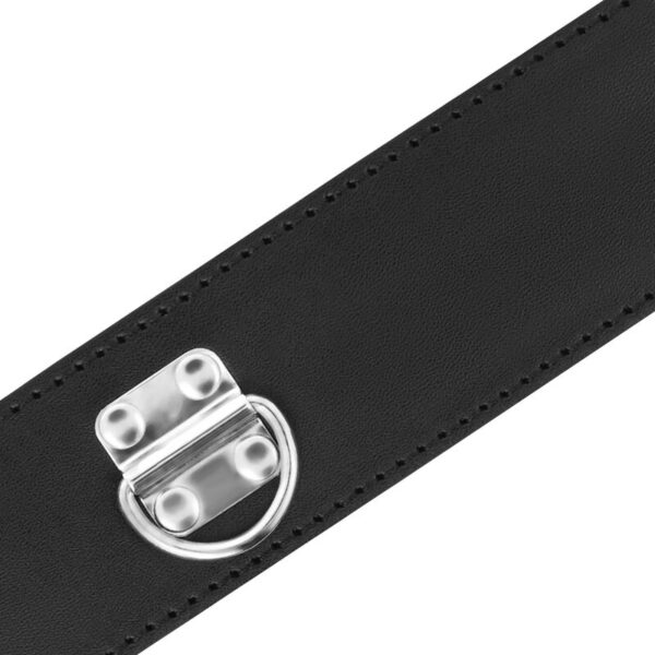 Dark ness collar bdsm con candado negro