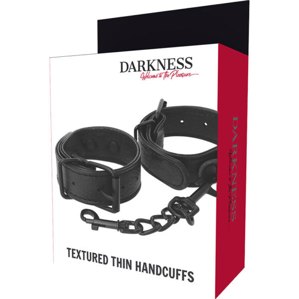 Dark ness esposas  ancho fino texturizadas