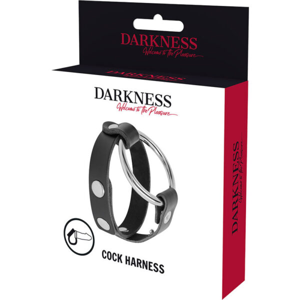 Darkness anillo para pene y test?culos bdsm