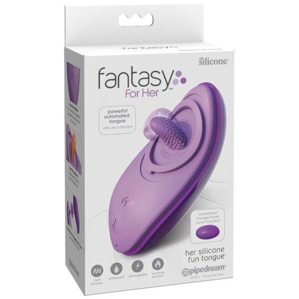 Fantasy for her lengua estimuladora her silicone fun tongue