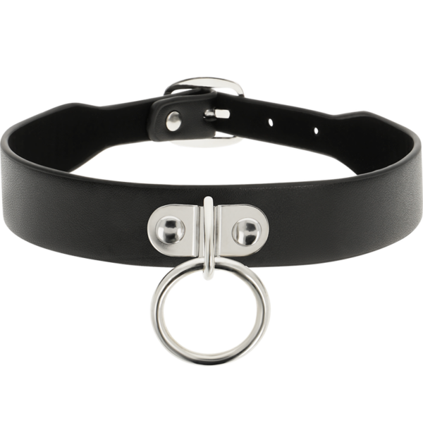Coquette collar cuero vegano accesorio woman fetish