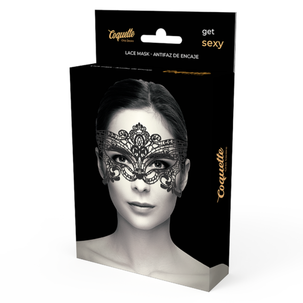 Coquette chic desire antifaz encaje negro