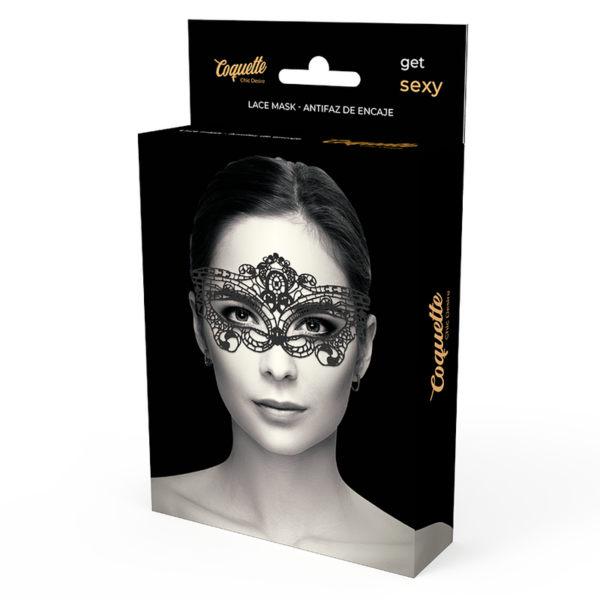 Coquette chic desire antifaz encaje negro