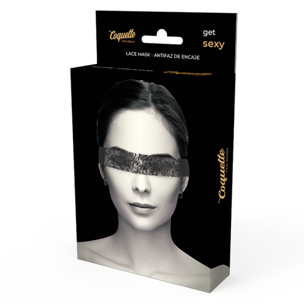 Coquette chic desire antifaz encaje negro