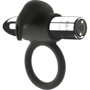 Black&silver burton anillo recargable 10 modos vibracion