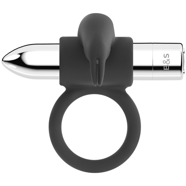 Black&silver burton anillo recargable 10 modos vibracion