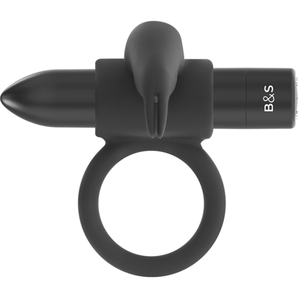 Black&silver burton anillo recargable 10 modos vibracion negro