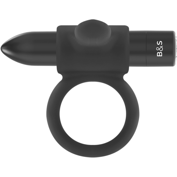 Black&silver cameron anillo recargable 10v negro