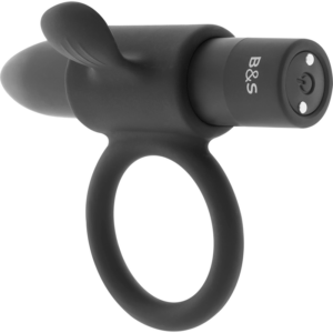 Black&silver cameron anillo recargable 10v negro