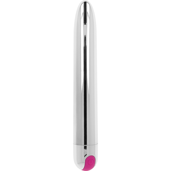 Ohmama vibrador silver recargable 10 modos 18.5 cm