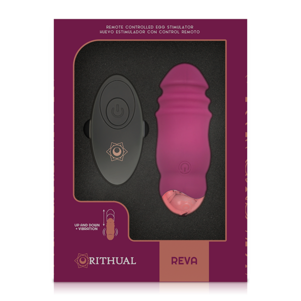 Rithual reva huevo control remoto sistema up&down + vibraci?n