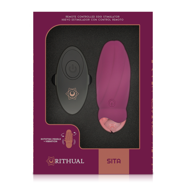 Rithual sita huevo control remoto rotaci?n de perlas + vibraci?n