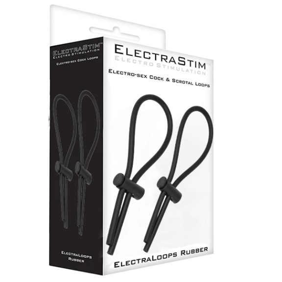 Electrastim rubber electro anillo estimulador pene