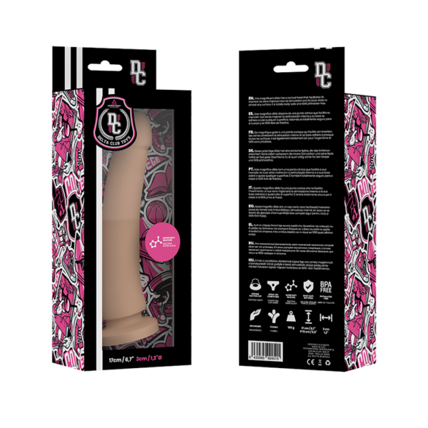Delta club toys dildo natural silicona medica 17 x 3cm