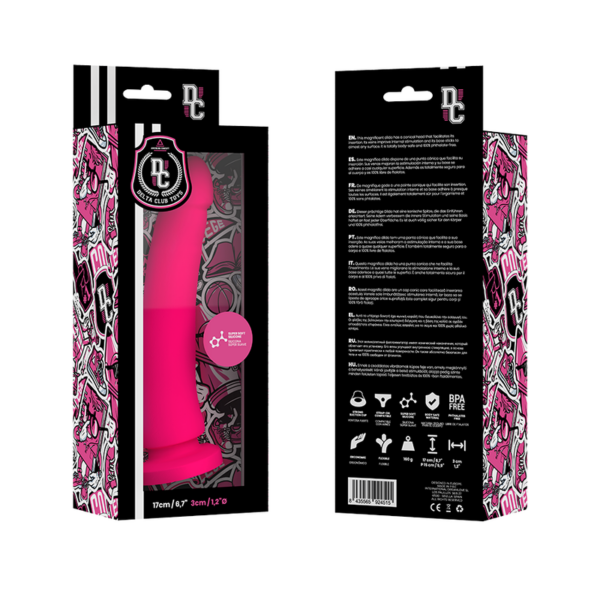 Delta club toys dildo rosa silicona medica 17 x 3cm