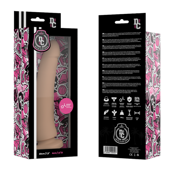 Delta club toys dildo natural silicona medica 20 x 4cm