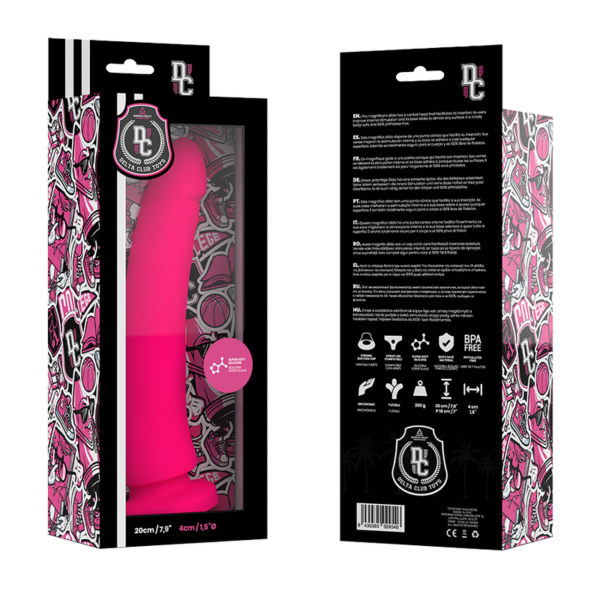 Delta club toys dildo rosa silicona medica 20 x 4cm