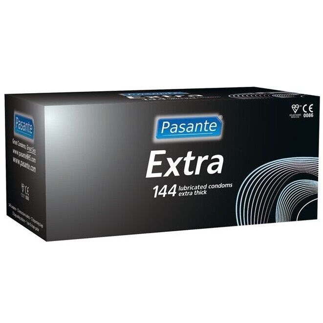 Pasante extra preservativo extra gruesos 144 unidades