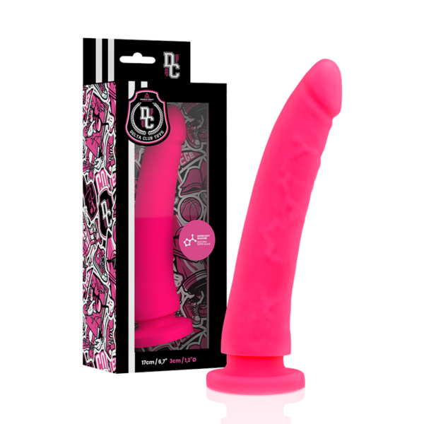 Delta club toys arnes + dildo rosa silicona medica 17 x 3cm
