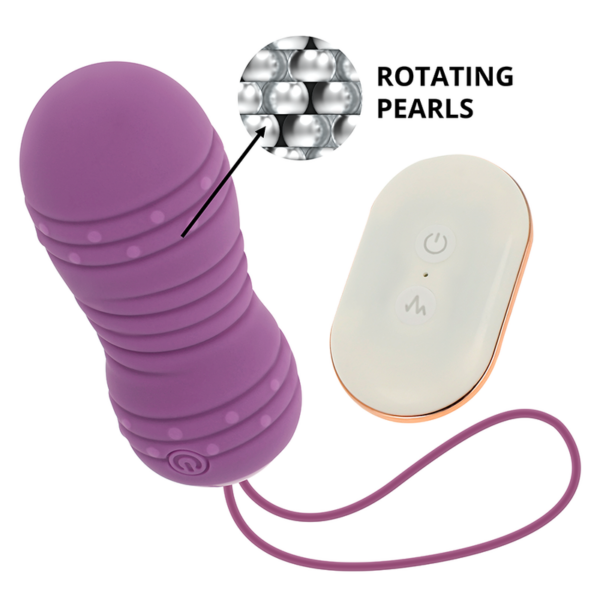 Ohmama huevo control remoto 7 modos rotacion - lila