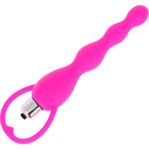 Ohmama estimulador anal con vibracion - rosa