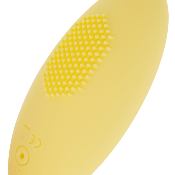 Oh mama huevo vibrador texturado 10 modos - amarillo
