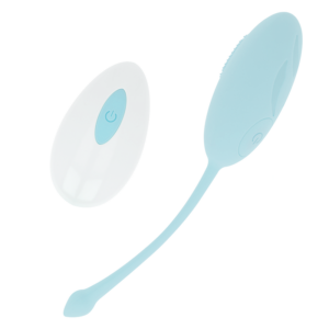 Oh mama huevo vibrador texturado 10 modos - azul