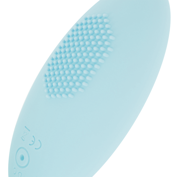Oh mama huevo vibrador texturado 10 modos - azul