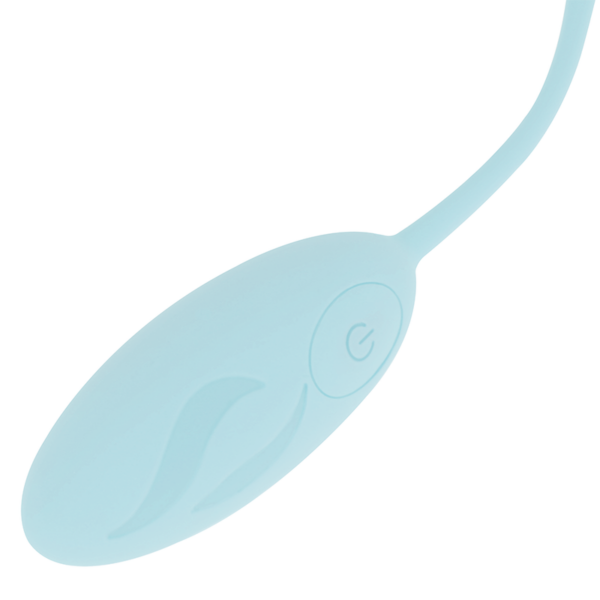 Oh mama huevo vibrador texturado 10 modos - azul