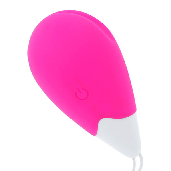 Oh mama huevo vibrador 10 modos - rosa y blanco