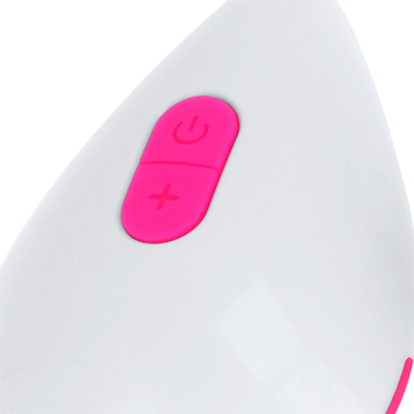 Oh mama huevo vibrador 10 modos - rosa y blanco