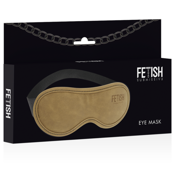 Fetish submissive origen antifaz cuero vegano ii