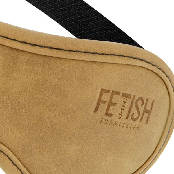 Fetish submissive origen antifaz cuero vegano ii
