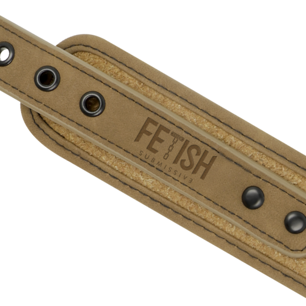 Fetish submissive origen collar con cadena