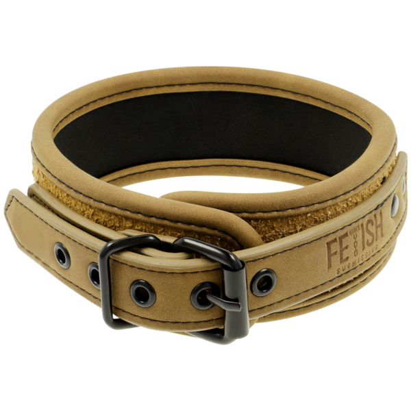 Fetish submissive origen collar con cadena