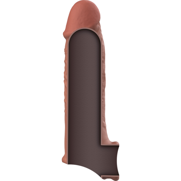 Virilxl extension de pene liquid silicone v9 marr?n
