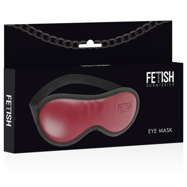 Fetish submissive dark room antifaz cuero vegano ii