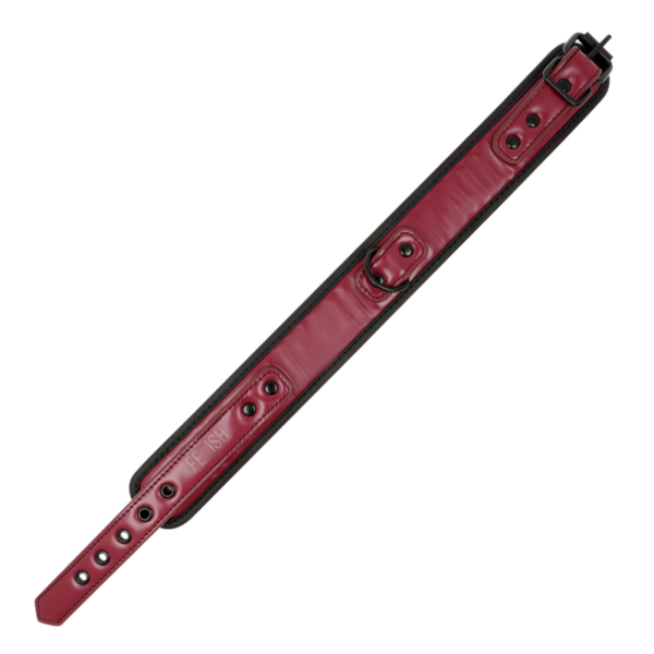 Fetish submissive dark room collar con cadena